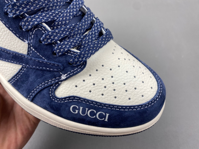 travis scott x jordan aj1 low x G*u*i xs3086-006