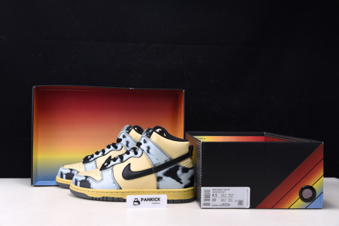 NIKE DUNK HIGH 1985 BLACK ACID WASH - DD9404-700