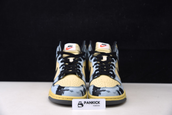 NIKE DUNK HIGH 1985 BLACK ACID WASH - DD9404-700