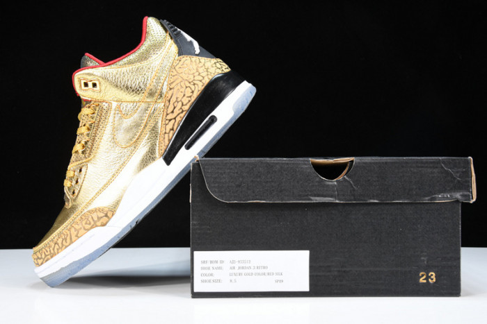 Air Jordan 3 JTH Gold Oscars AJ3-933512