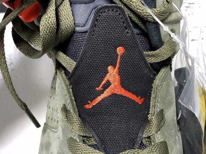 TRAVIS SCOTT AIR JORDAN 6 MEDIUM OLIVE CACTUS JACK CN1084-200