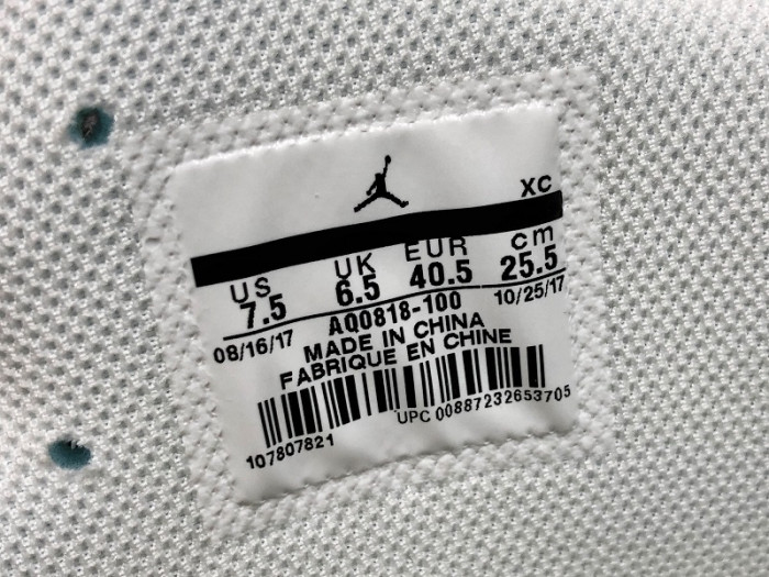 OH AIR JORDAN 1 RETRO HIGH WHITE AQ0818-100