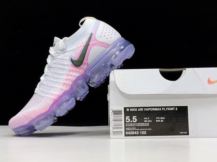 Air VaporMax 2 White Hydrogen Blue (W) 942843-102