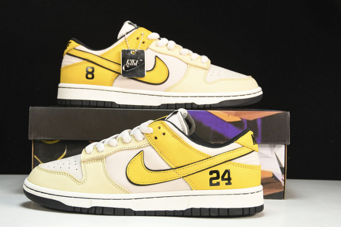 Nike SB Dunk Low Kobe Gold Yellow Black White LF2428-004