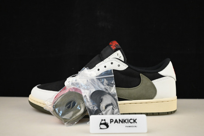 Travis Scott Air Jordan 1 Low OG Olive WMNS DZ4137-106