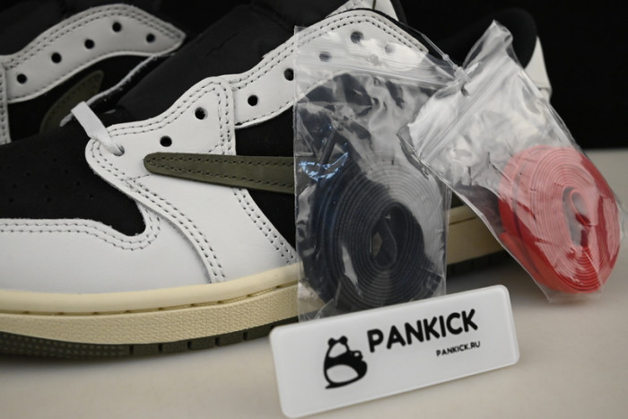 Travis Scott Air Jordan 1 Low OG Olive WMNS DZ4137-106