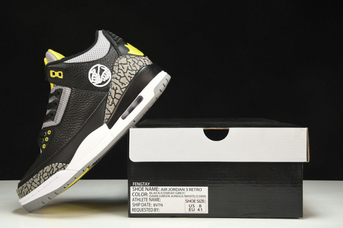 Air Jordan 3 Retro"Oregon Duck" H011-MNJDLS-594-282240