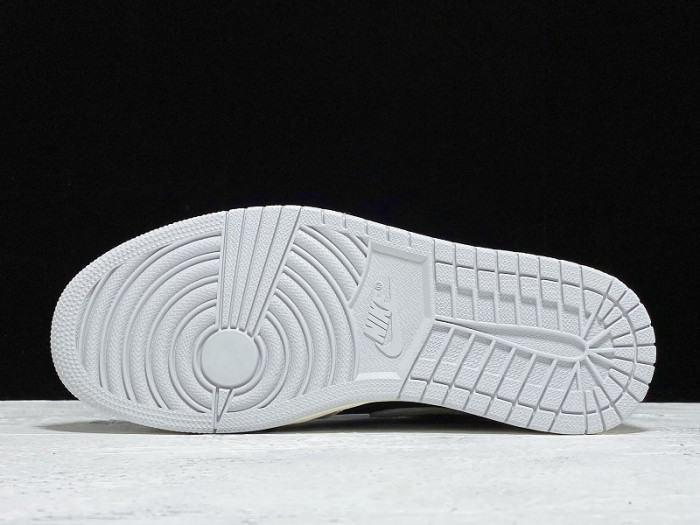 Jordan 1 Retro High Neutral Grey Hyper Crimson 555088-018