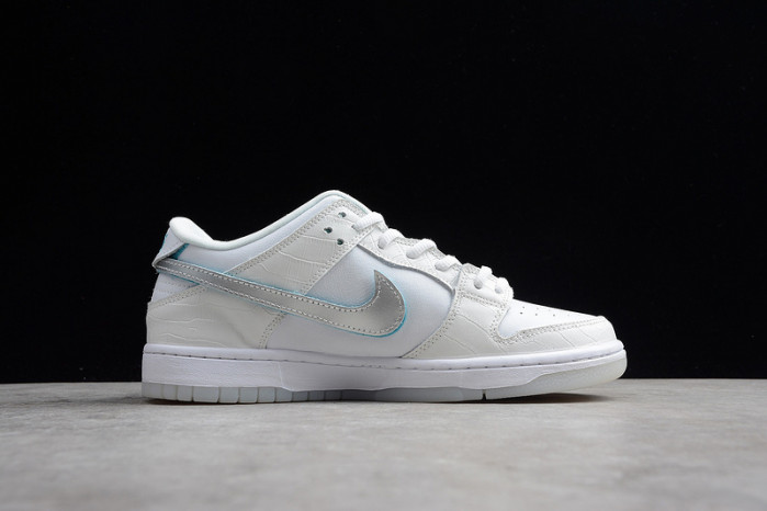nike sb dunk low Di*m*nd s*pply co white Di*m*nd bv1310-100