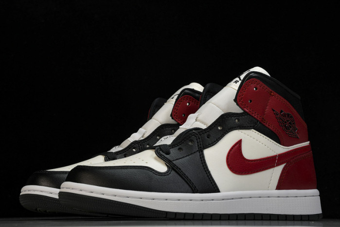 WMNS Air Jordan 1 Mid“Black Toe” BQ6472-160