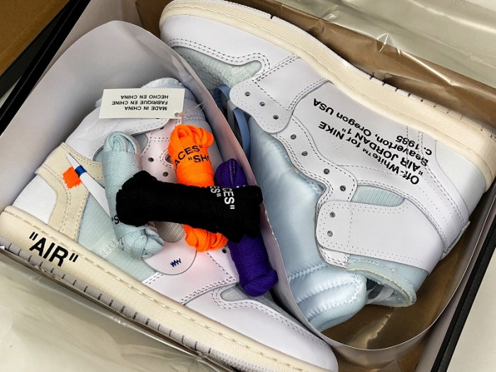 OH AIR JORDAN 1 RETRO HIGH WHITE AQ0818-100