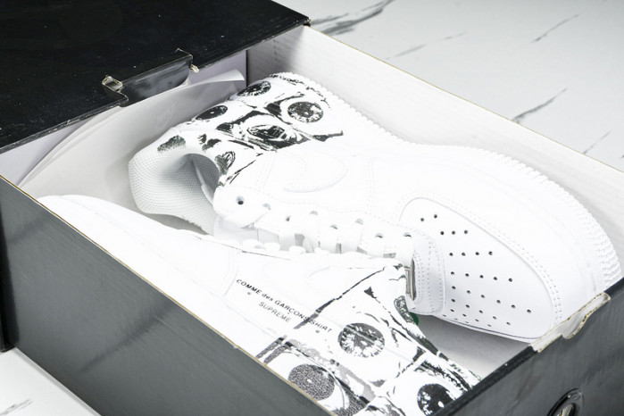 cdg x S*p*e x nk af 1 S*p*e comme des garcons shirt 923044-100