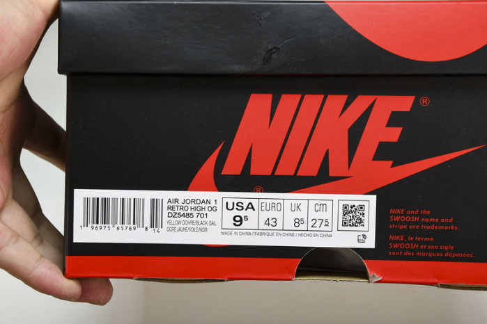 Air Jordan 1 High OG “Yellow Ochre” DZ5485-701