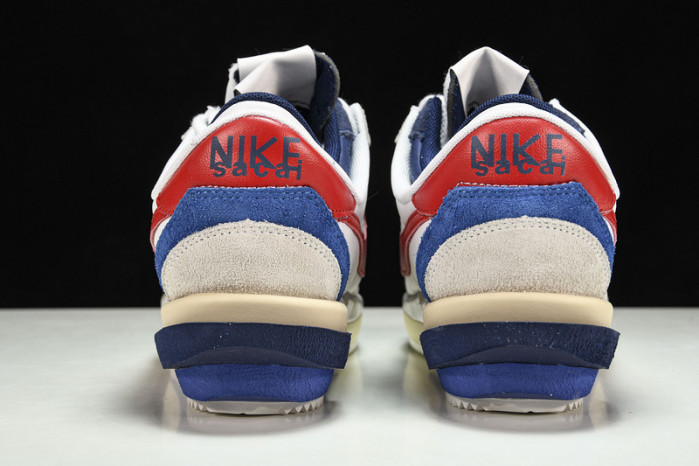 sacai x Nike Cortez 2022 White Red Blue DQ0581-100