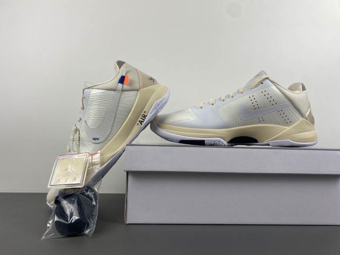 Nike Kobe 5 Protro Undefeated Rice White DB4796-101