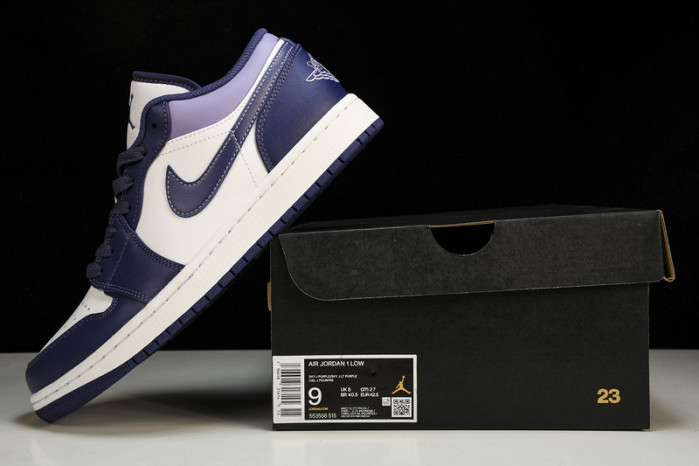 Air Jordan 1 Low“Covered Purple Tones” 553558-515
