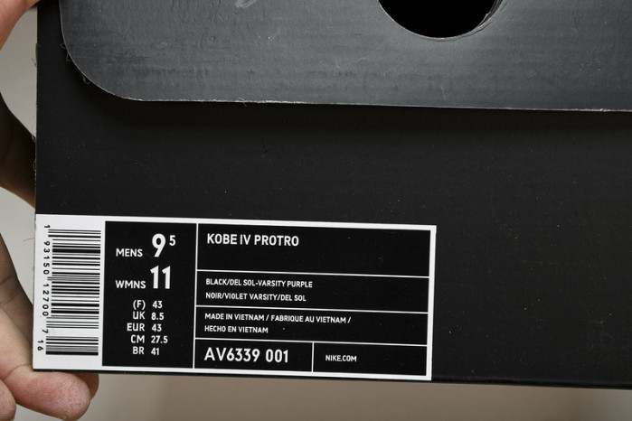 Zoom Kobe IV PROTRO 6 Carpe 354187-001