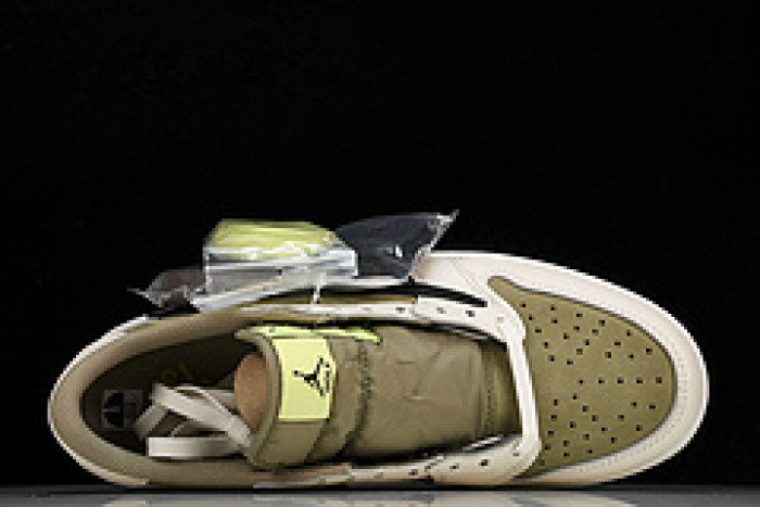 Travis Scott Air Jordan 1 Low Golf Olive FZ3124-200
