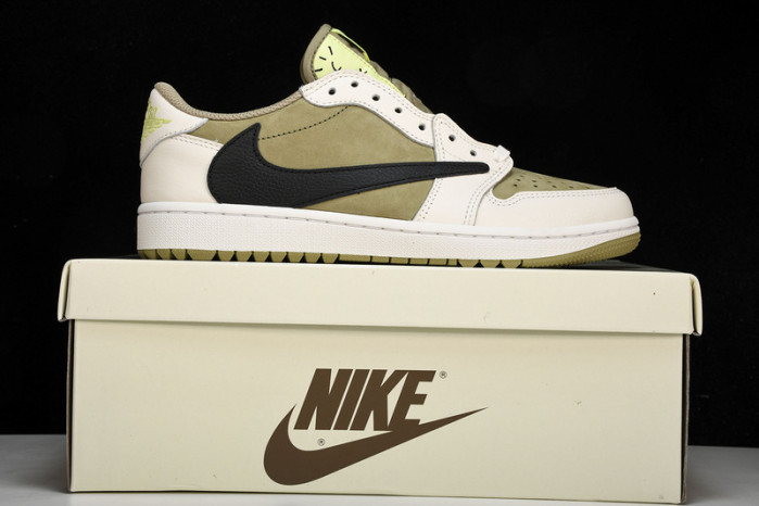 Travis Scott Air Jordan 1 Low Golf Olive FZ3124-200