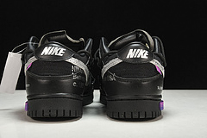 OH™ x Nike Dunk Low "The 50" In Black/Silver DM1602-001