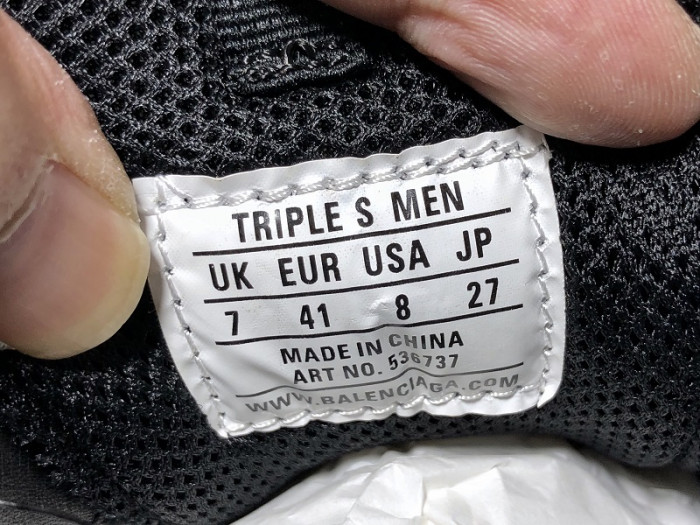 BLEN Triple S Black Blue 536737W09OH1007