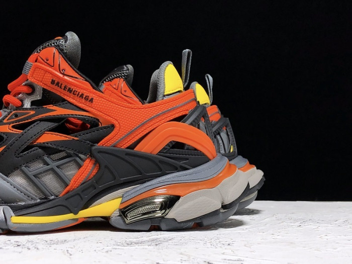 BLEN SNEAKER TESS.S.GOMMA 4.0 ORANGE BLACK 568614W2GN37560