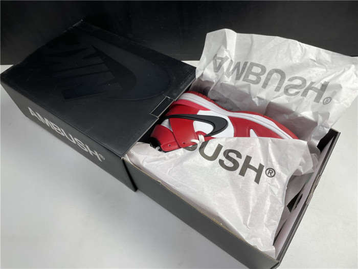 NIKE DUNK HIGH AMBUSH RED CU7544-102