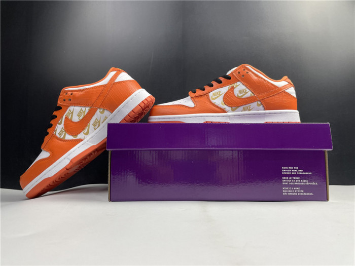 Nike SB Dunk Low White tangerine DH3228-181