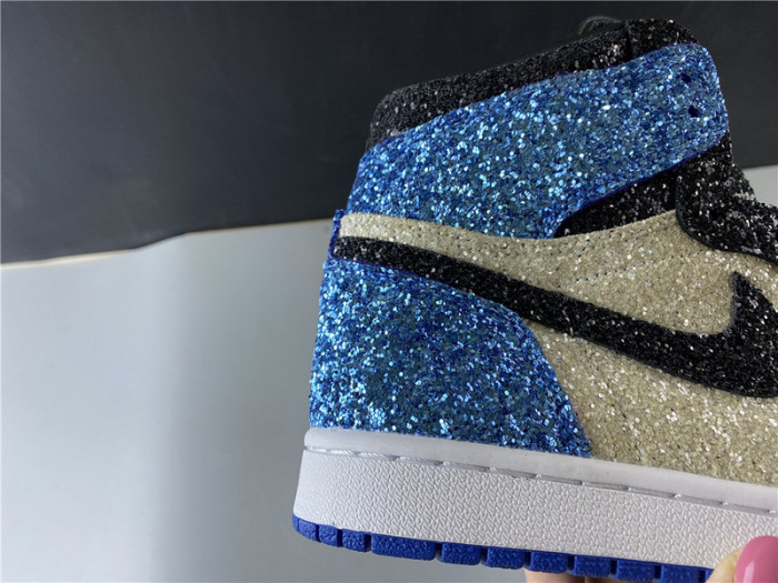 Cole-p600 Fragment Design x Air Jordan 1“ Glitter” CK5566-400