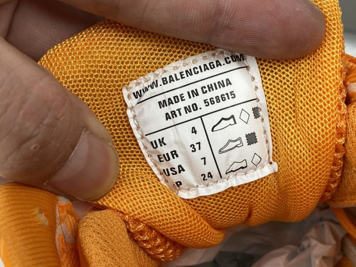 BLEN SNEAKER TESS.S.GOMMA 4.0 ORANGE 570391 W2GN7 10012