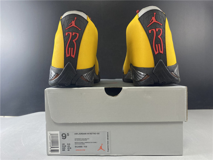 Jordan 14 Ferrari Yellow BQ3685-706