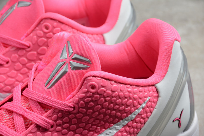 Nike Zoom Kobe 6 Think Pink Pinkfire Metallic Silver White CW2190-601