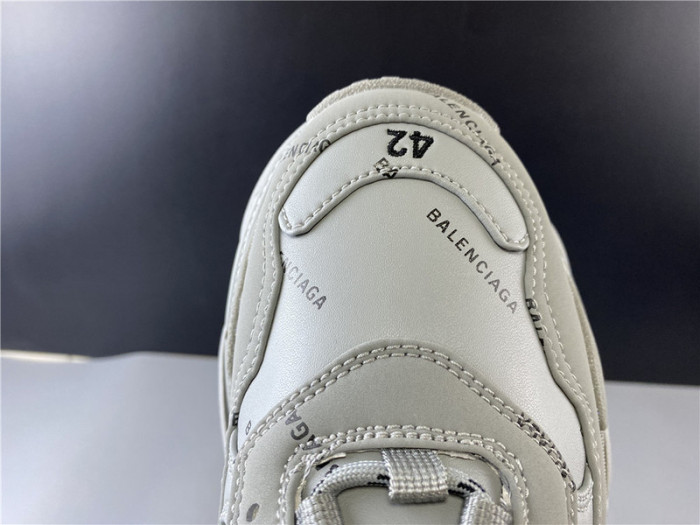 blen triple s grey Ba*len*cia*ga letter 541624 w09ol 38010