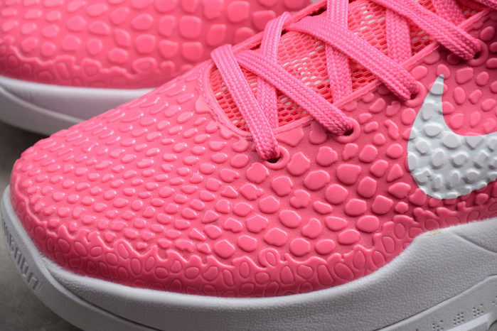 Nike Zoom Kobe 6 Think Pink Pinkfire Metallic Silver White CW2190-601