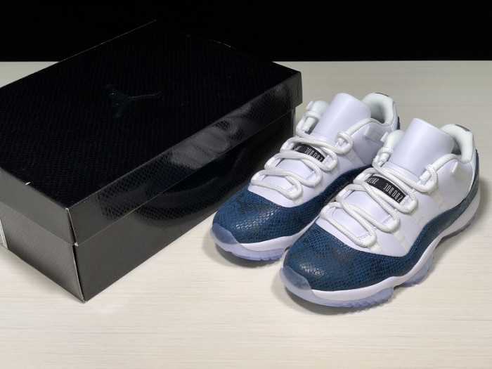 Jordan 11 Retro Low Snake Navy (2019)-CD6846-102