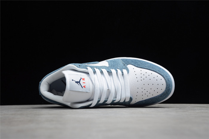 Nike Jordan 1 Low Canvas White Denim 315921-141