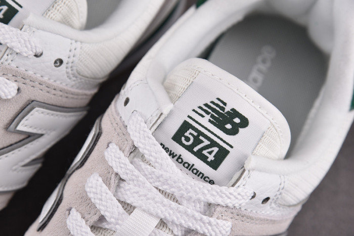 New Balance 574 White Green Gum ML574TD2