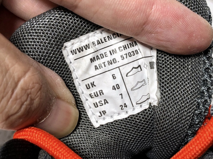 BLEN SNEAKER TESS.S.GOMMA 4.0 ORANGE BLACK 568614W2GN37560