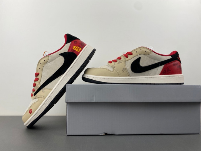 Travis Scott x Fragment Design x Air Jordan 1 Low OG SP DM7866-077