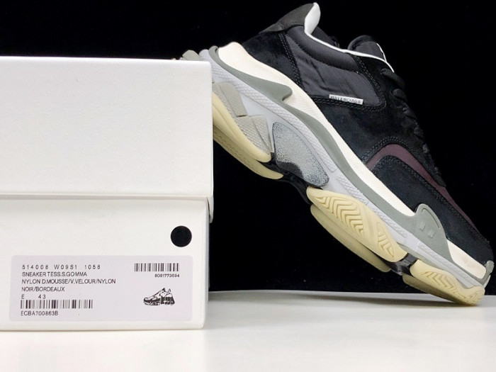 BLEN Triple S Black Burgundy 514008 W09S1 1058