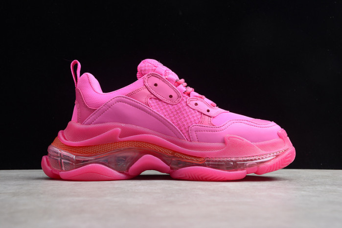 BLEN Triple S Clear Sole pink 544351 W09O1 6502
