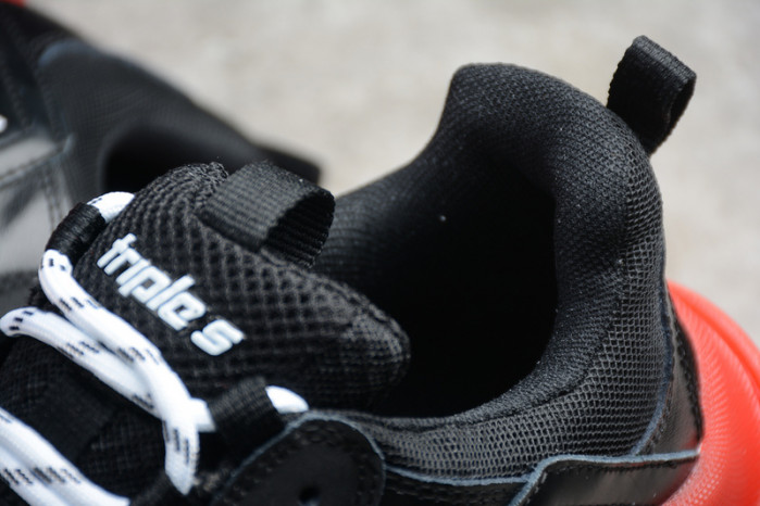 BLEN Triple S Clear Sole balck and red 541624 W09O1 3862