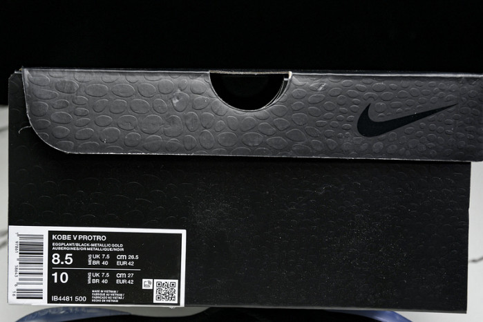 NK Zoom Kobe 5 Protro“Lakers” 1B4481 500