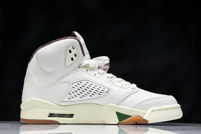 Air Jordan 5 "El Grito" Sail and Dark Pony HF8833-100