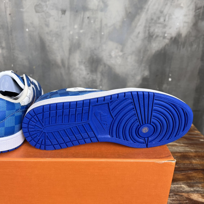 L.V # & AJ1 joint model inverted hook sneakers