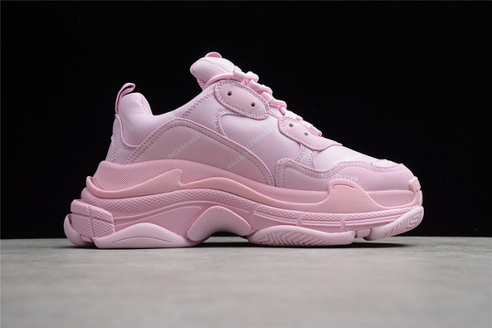 Ba*len*cia*ga wmns triple s sneaker allover logo - pink 524039 w2fa1 5090