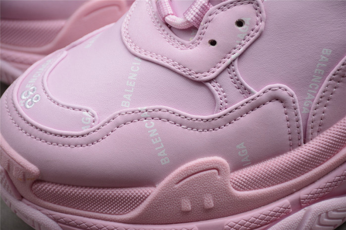Ba*len*cia*ga wmns triple s sneaker allover logo - pink 524039 w2fa1 5090